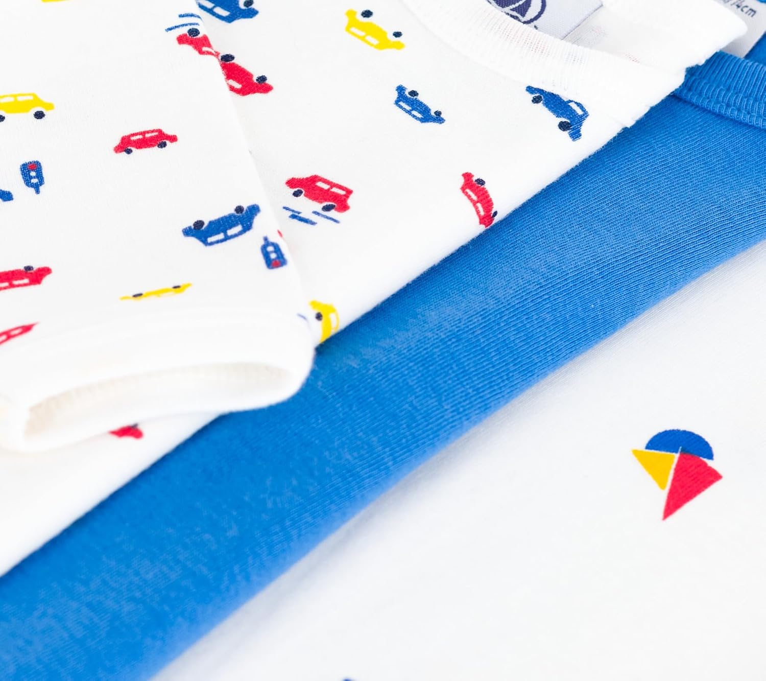 Thumbnail 2 de Lot de 3 bodys Petit Bateau manches longues en côte 1x1 pour bébé (mixte)