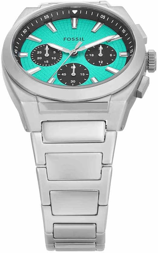 Thumbnail 3 de FOSSIL Everett Herrenuhr (Quarz-Chronograph) mit 44-mm-Gehäuse & Edelstahl- oder Lederarmband