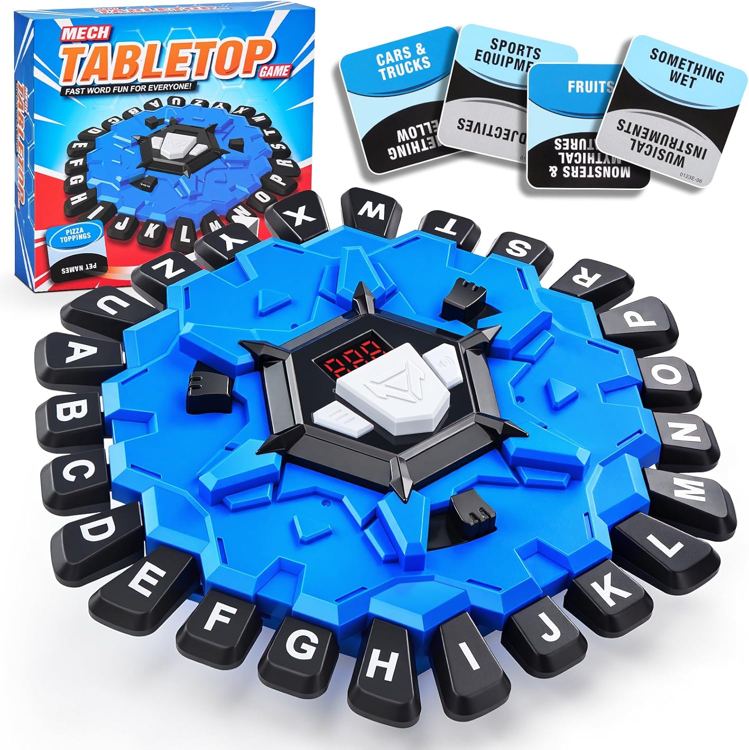 Detalle de Word Game: a fast, family-friendly alphabet challenge for 2–8 players