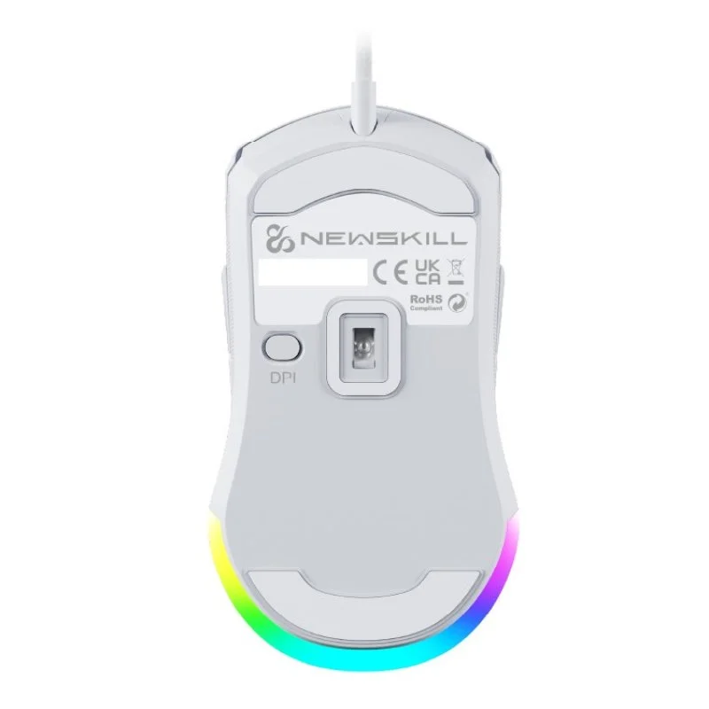 Thumbnail 1 de Newskill Chiron ratón gaming RGB 8000 DPI blanco