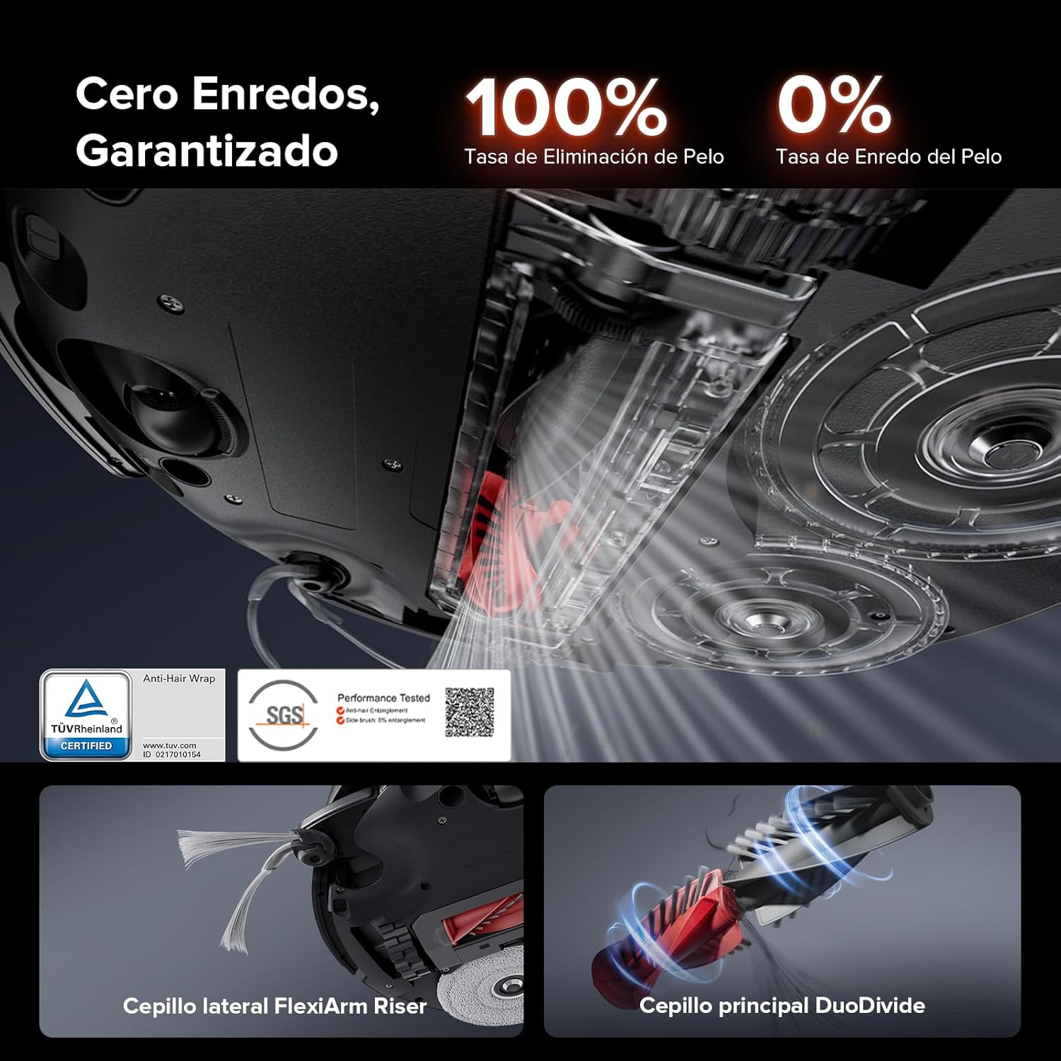 Thumbnail 4 de roborock Saros 10R robot aspirador ultradelgado