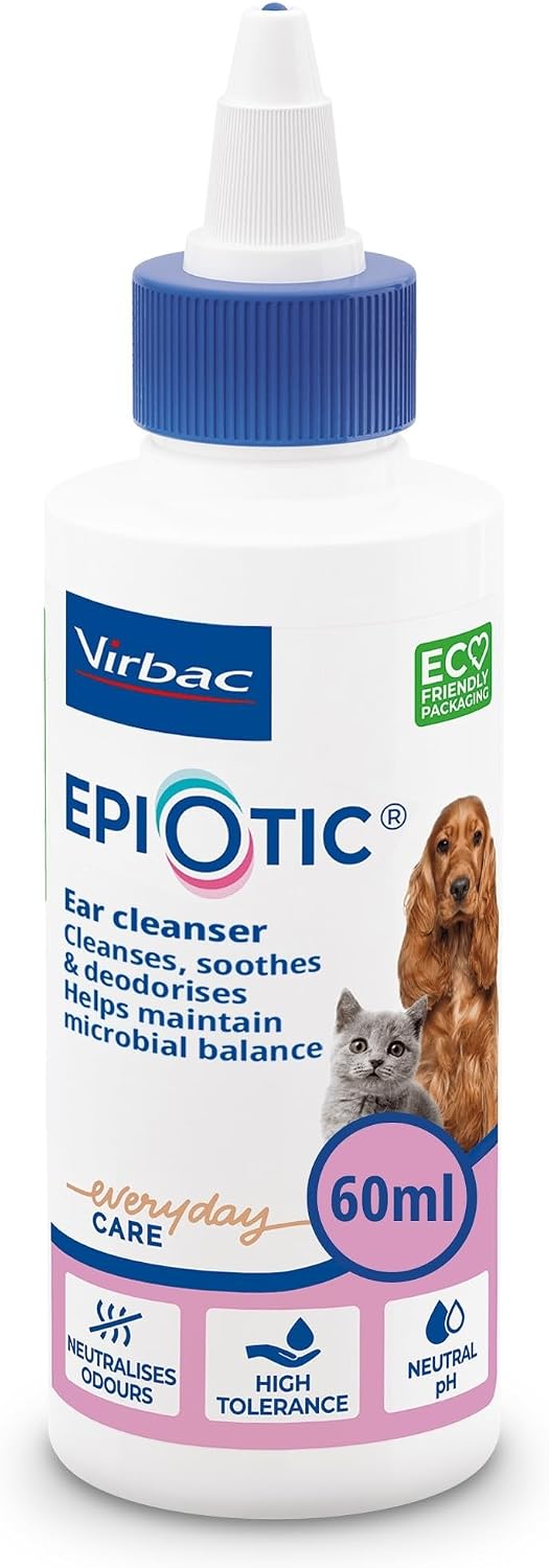 Detalle de Virbac EpiOtic Cat and Dog Ear Cleaner Solution (60 ml)