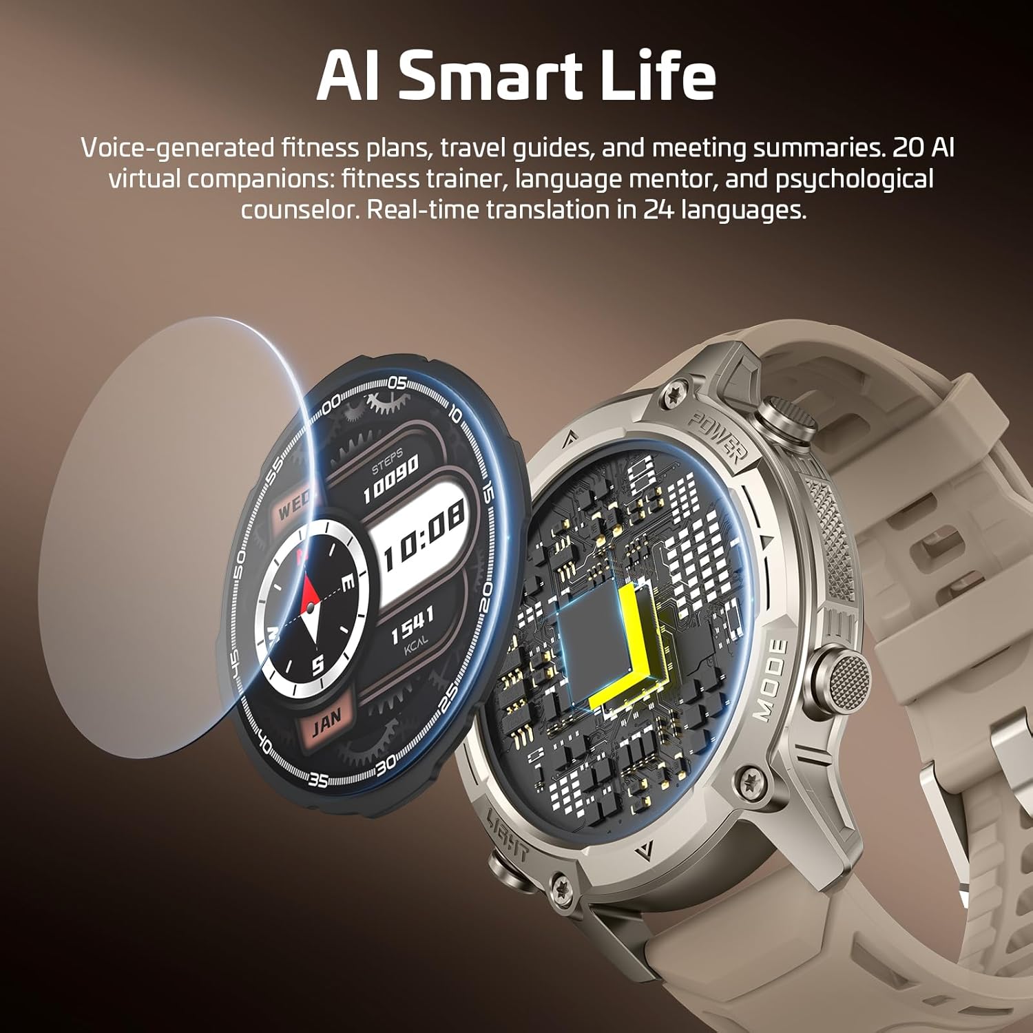 Thumbnail 3 de 178+ GPS Smart Watch 1.43" AMOLED, 21‑Day Battery