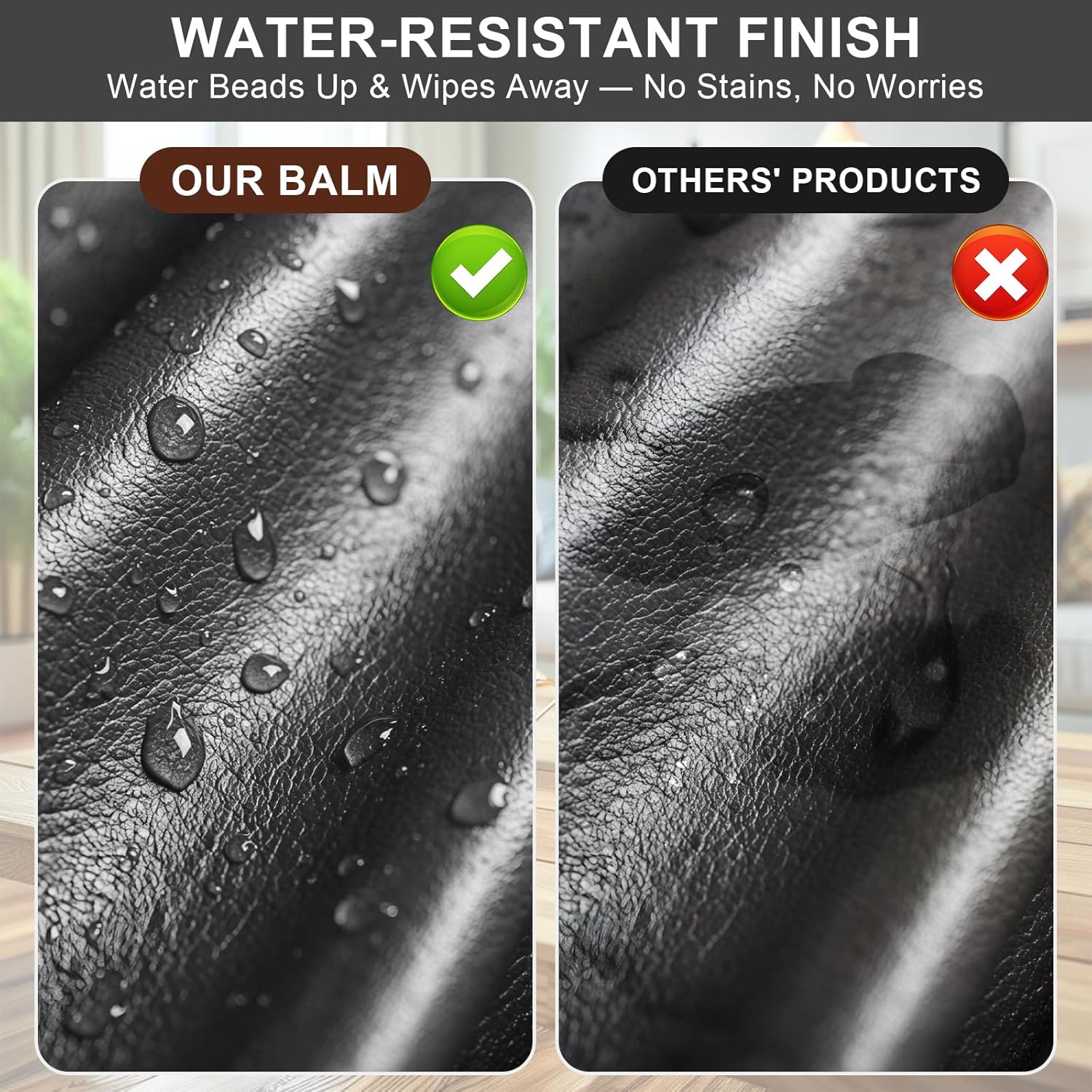 Thumbnail 6 de STARTSO WORLD Leather Recoloring Balm (Dark Gray) — Leather Repair & Color Restorer for Furniture