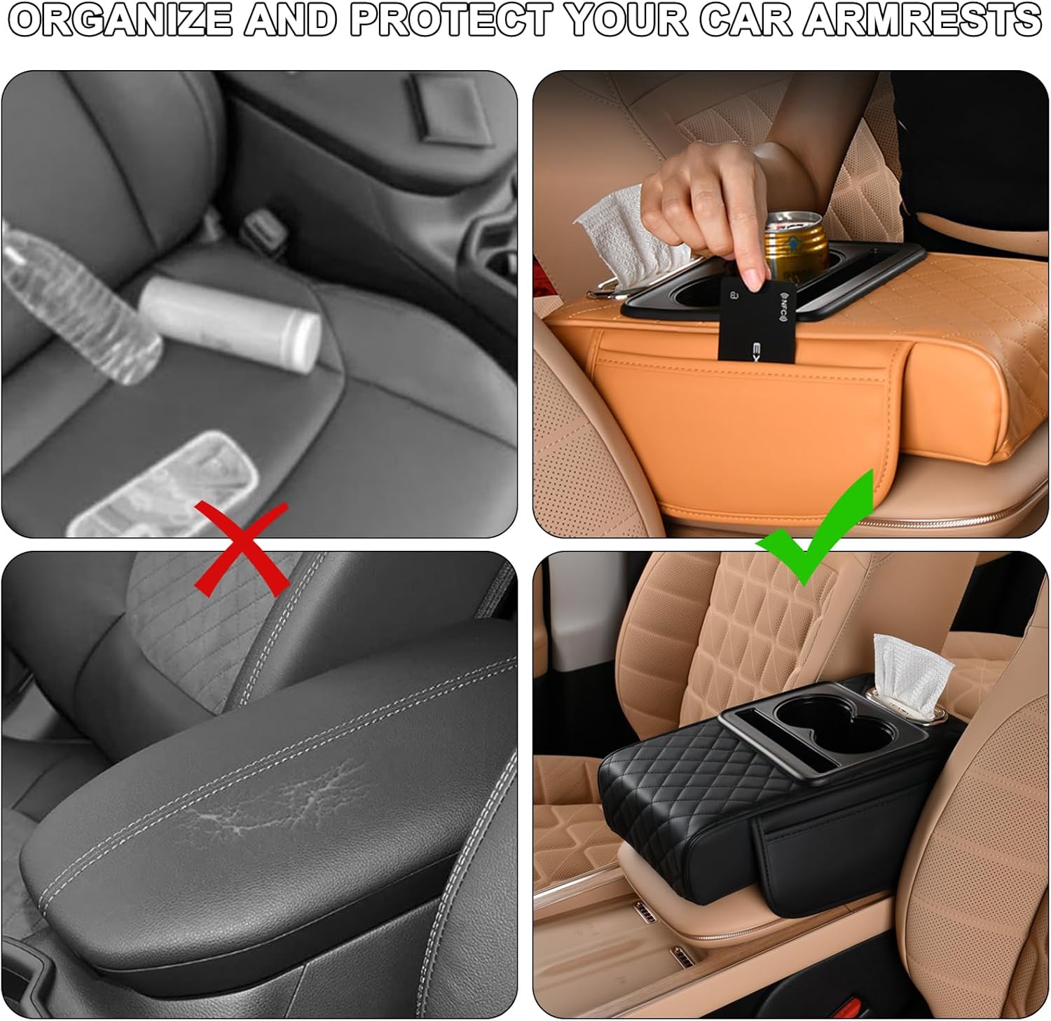 Thumbnail 3 de CMANLNYK Multifunctional Car Armrest Storage Box