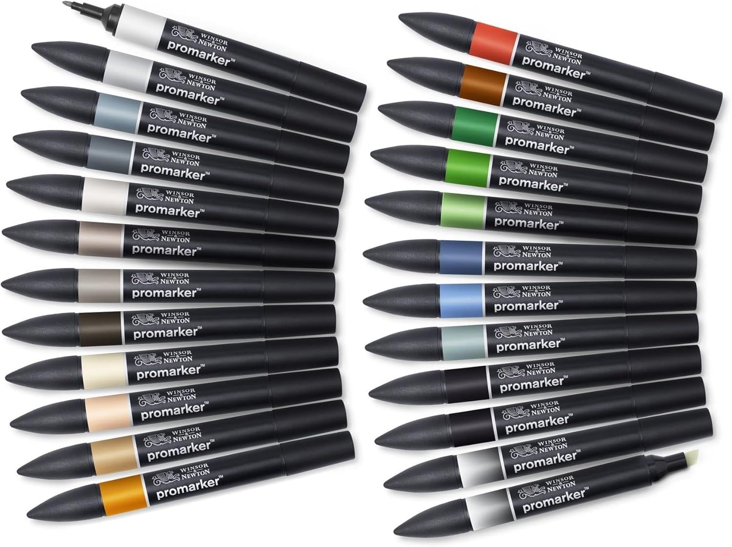 Thumbnail 1 de Winsor & Newton ProMarker 0290163 Layoutmarker-Set (Architektur) mit 2 Spitzen