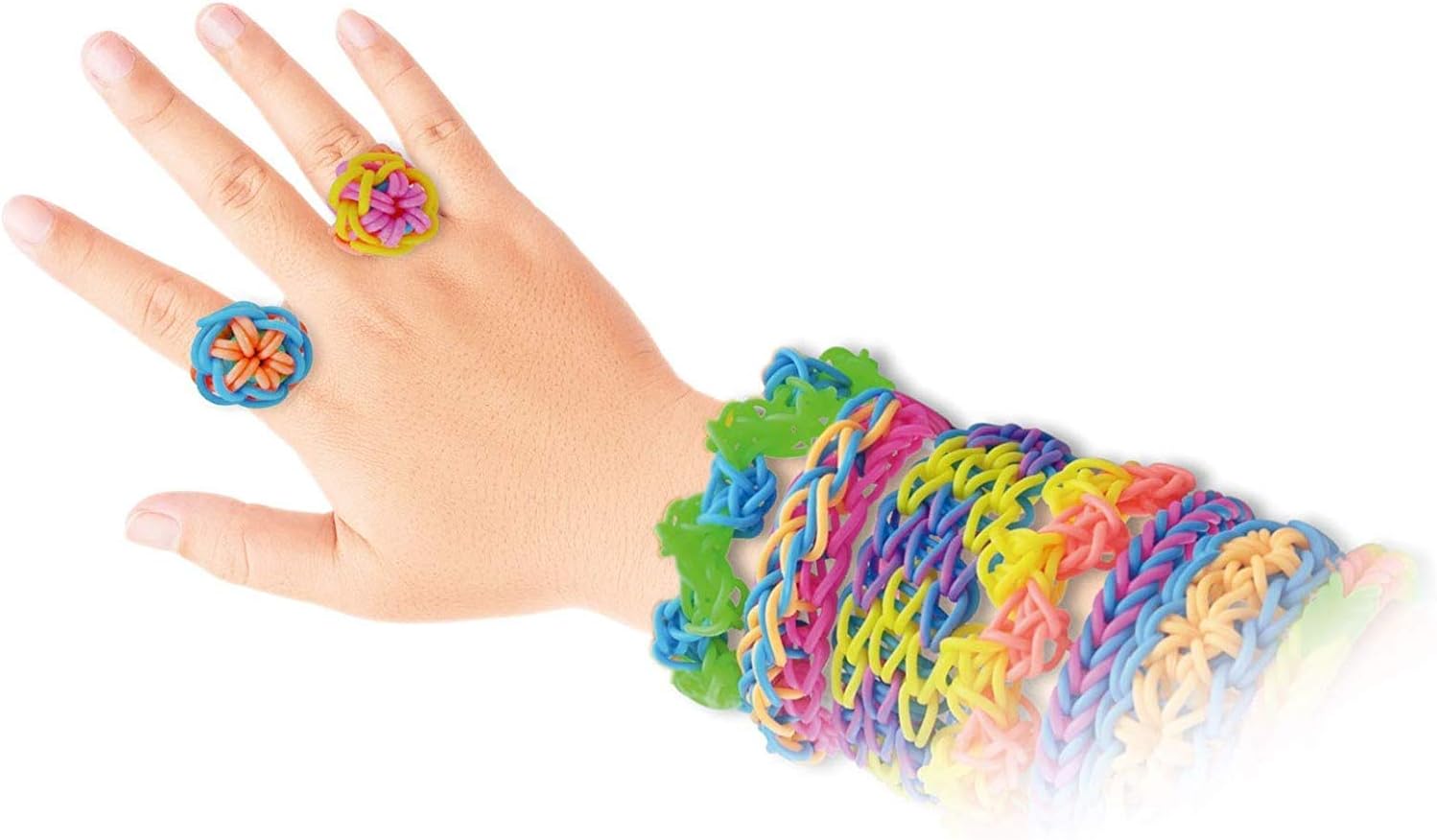 Thumbnail 1 de CRAZE loops CRAZE LOOPS Loom Bänder Kreativ Box (600 Silikon-Gummibänder) zum Basteln von Schmuck