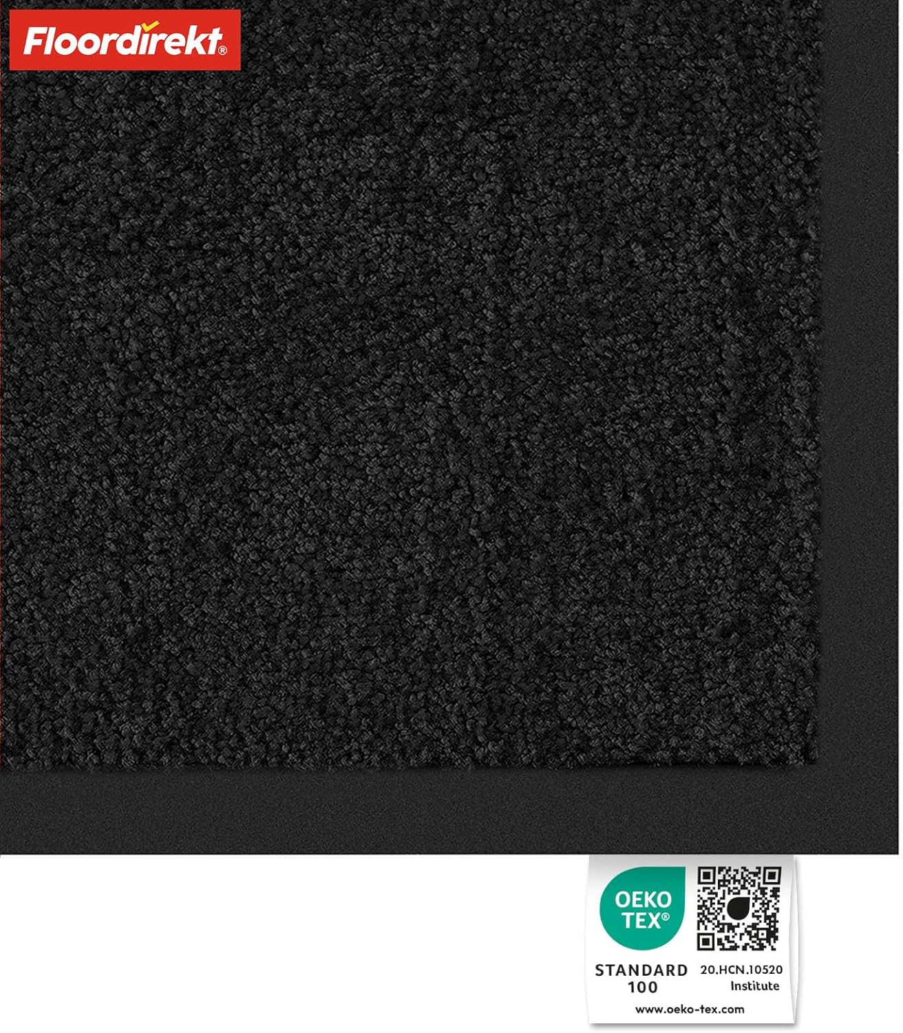 Thumbnail 4 de Floordirekt Schmutzfangmatte Rhine – waschbare Türmatte mit rutschfester Rückseite (Schwarz, 200 x 300 cm)