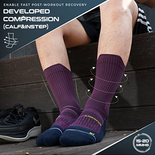 Thumbnail 3 de Rahhint Coolmax Compresión Calcetines Running Hombre (3 pares) | Soporte del arco, anti-ampollas y transpirables