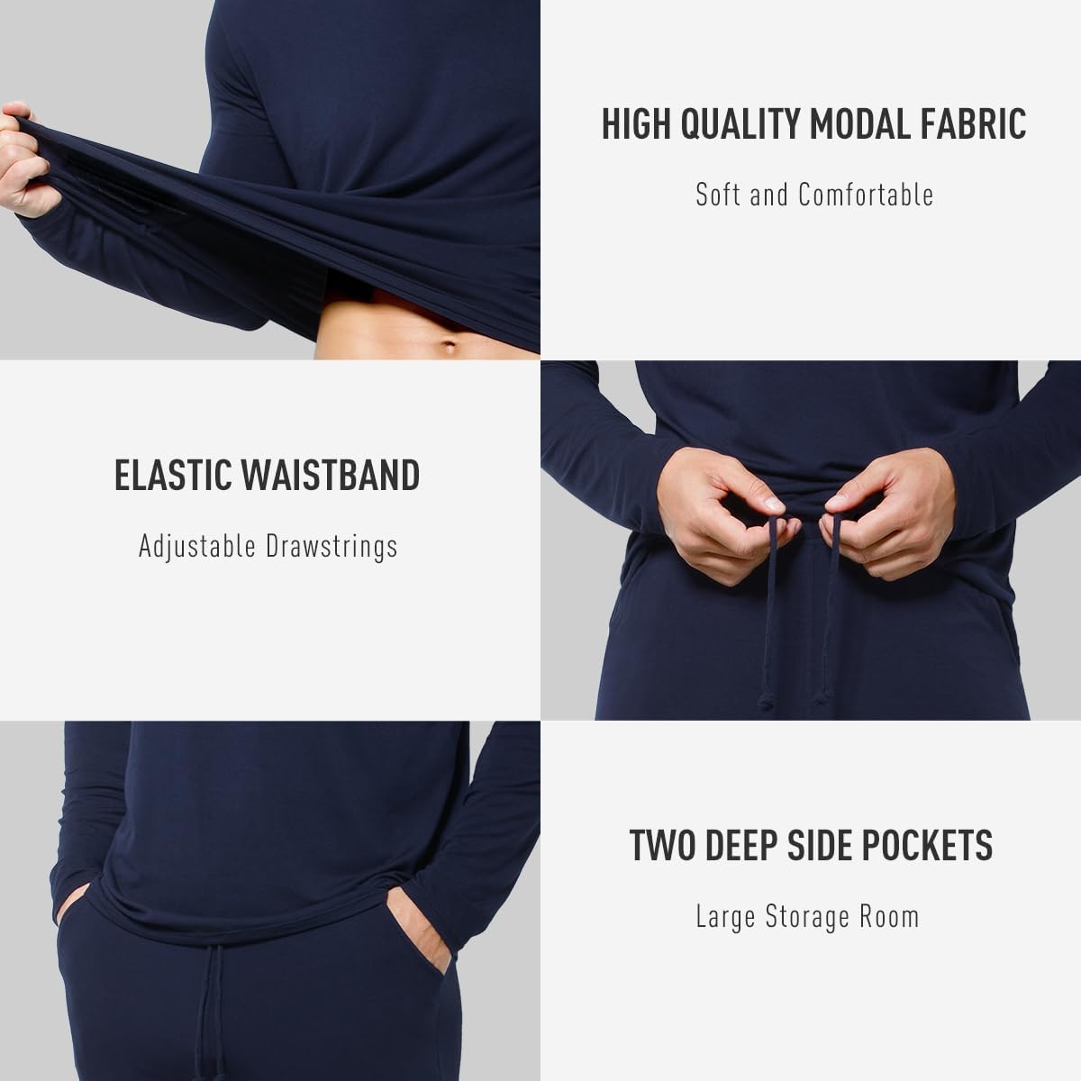 Thumbnail 3 de Casey Kevin Mens Pyjamas Set