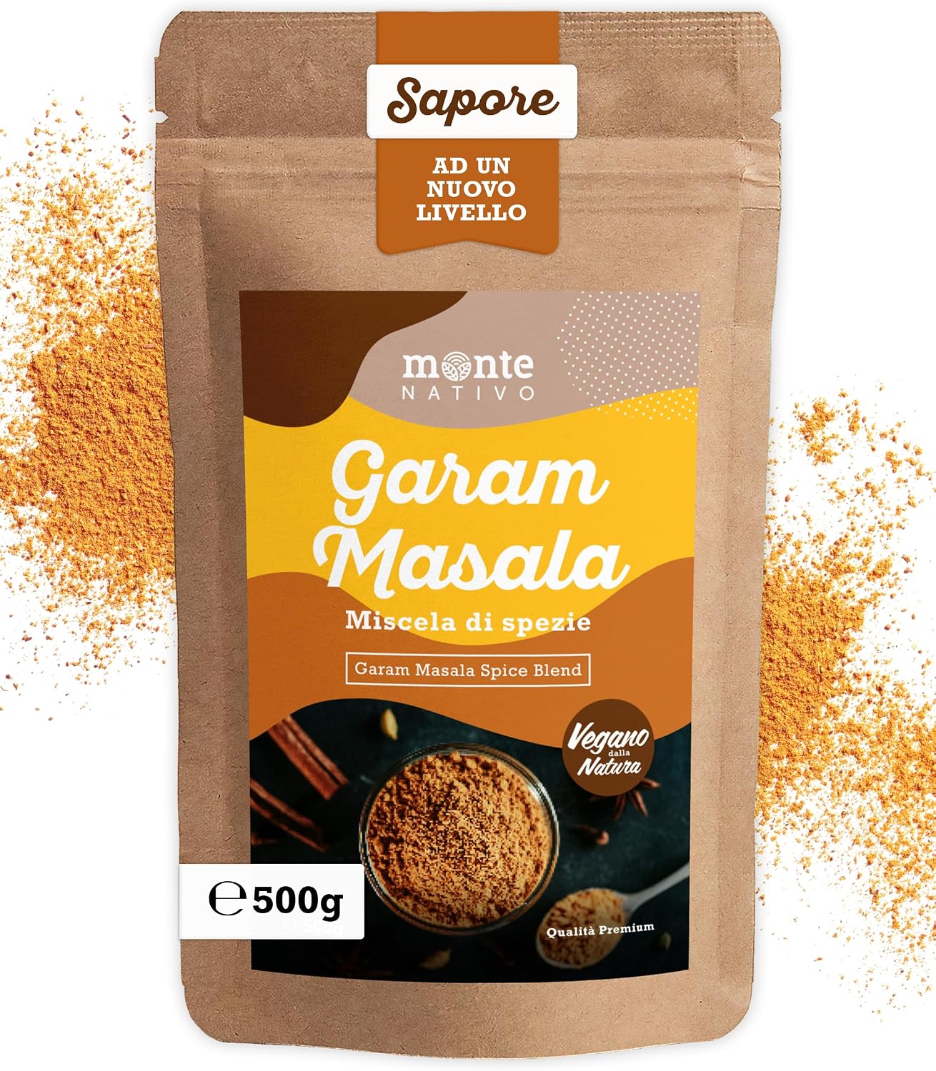 Garam Masala Monte Nativo (500g) – Spezie indiane autentiche per curry, carni e verdure