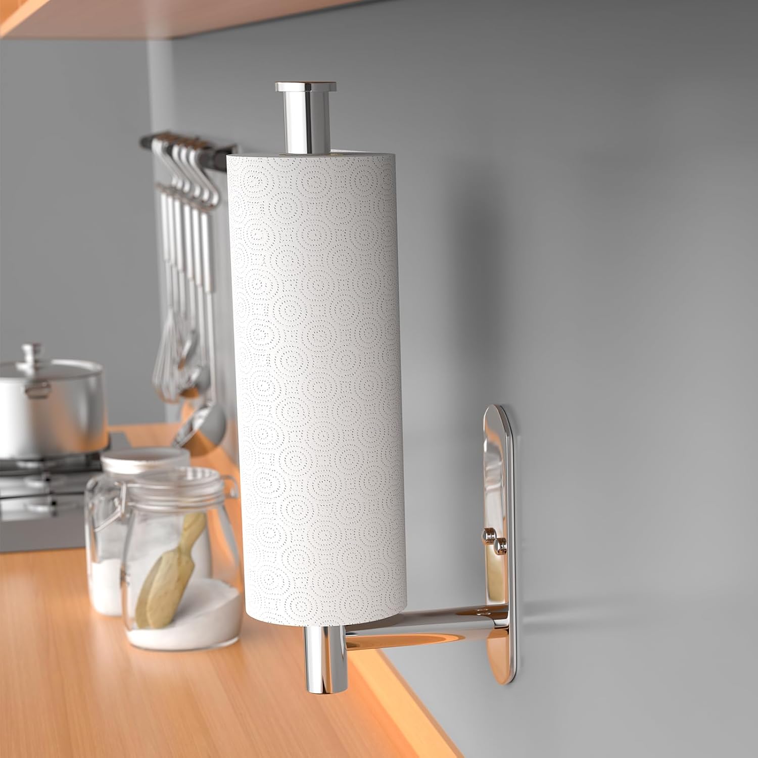 Thumbnail 6 de VAEHOLD Paper Towel Holder, Stainless Steel