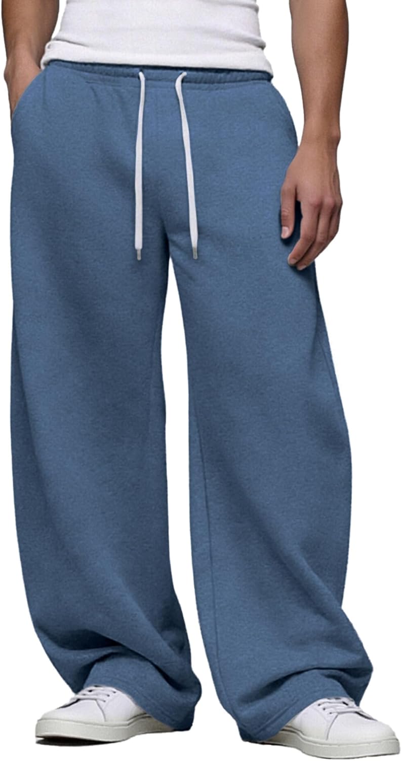 Thumbnail 6 de FEDTOSING Mens Baggy Joggers Open Hem Premium Wide Leg Sweatpants