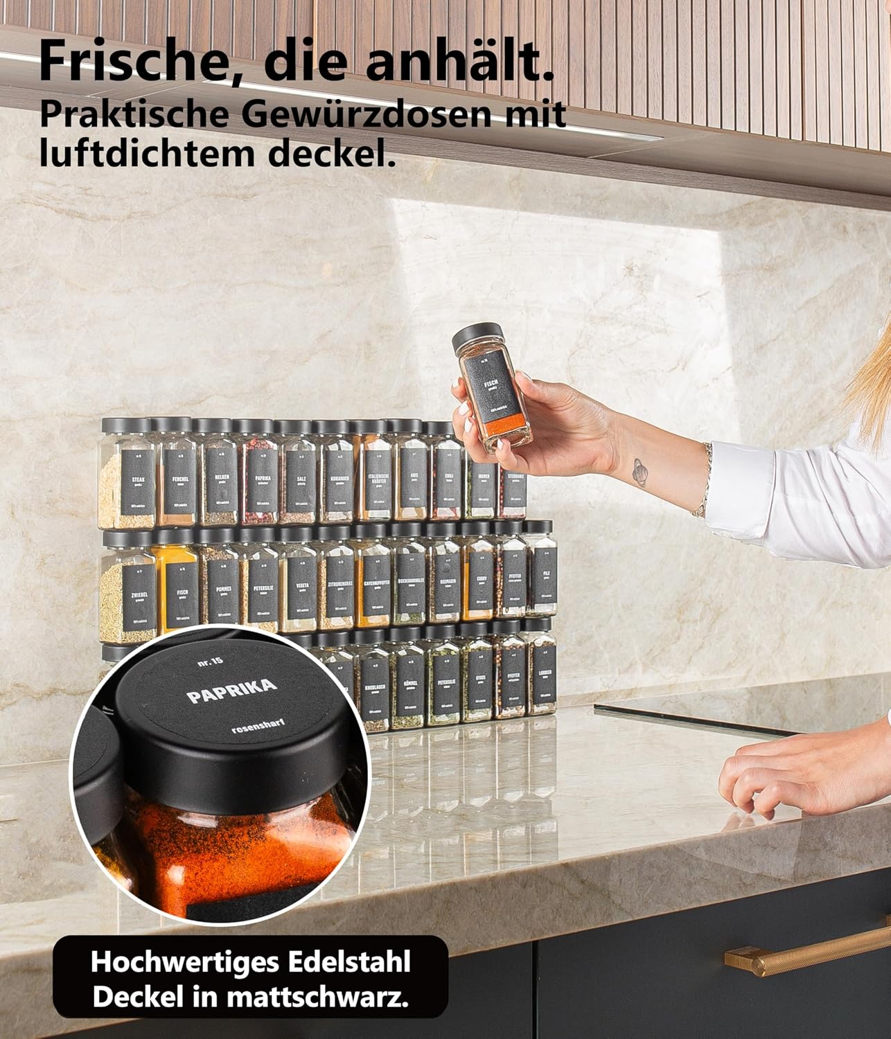 Thumbnail 1 de Gewürzgläser Set 24 Stück luftdicht