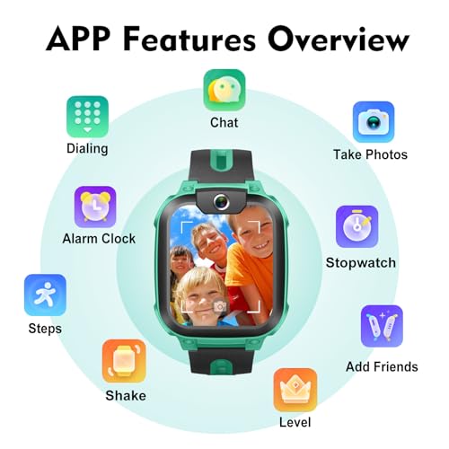 Thumbnail 7 de imoo Z1 Kids Smart Watch for Boys with GPS Tracker & Video Call, IPX8 Blue