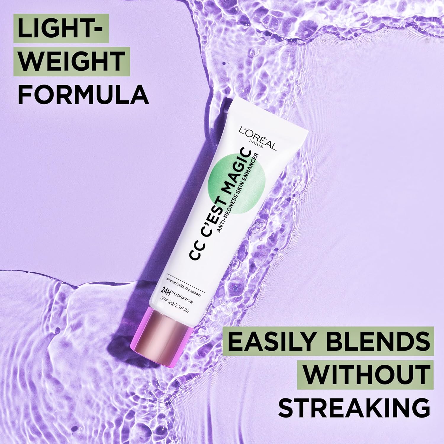 Detalle 2 de L'Oréal Paris Magic CC Teint Optimierer Anti-Rötungen – 30 ml