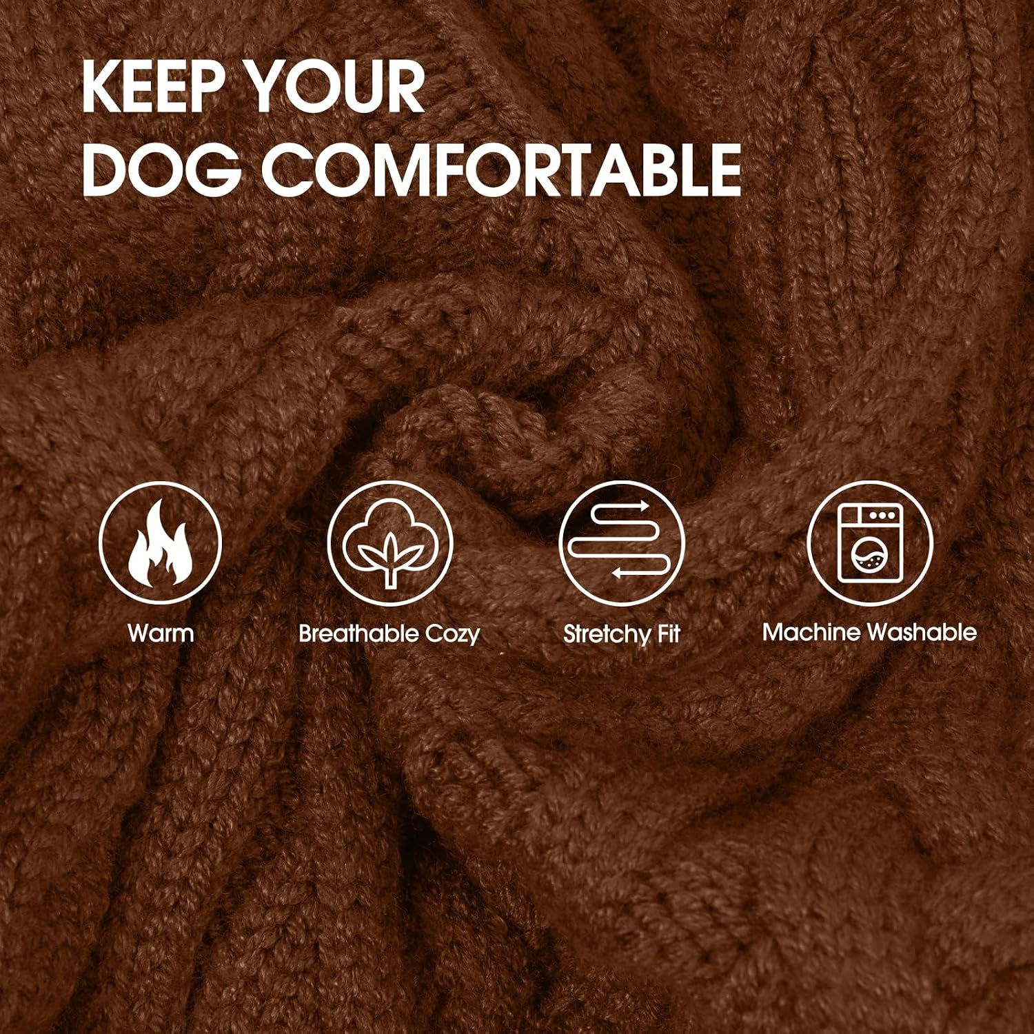 Detalle de IECOii Dog Sweater Dress, XL