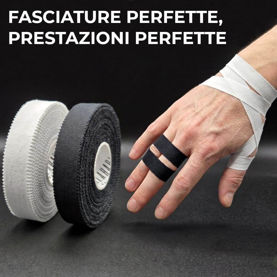 Thumbnail 4 de KALAHARI Nastro Dita extra Lungo – Set 4 rotoli bianco e nero, 1,5 cm x 13,7 m