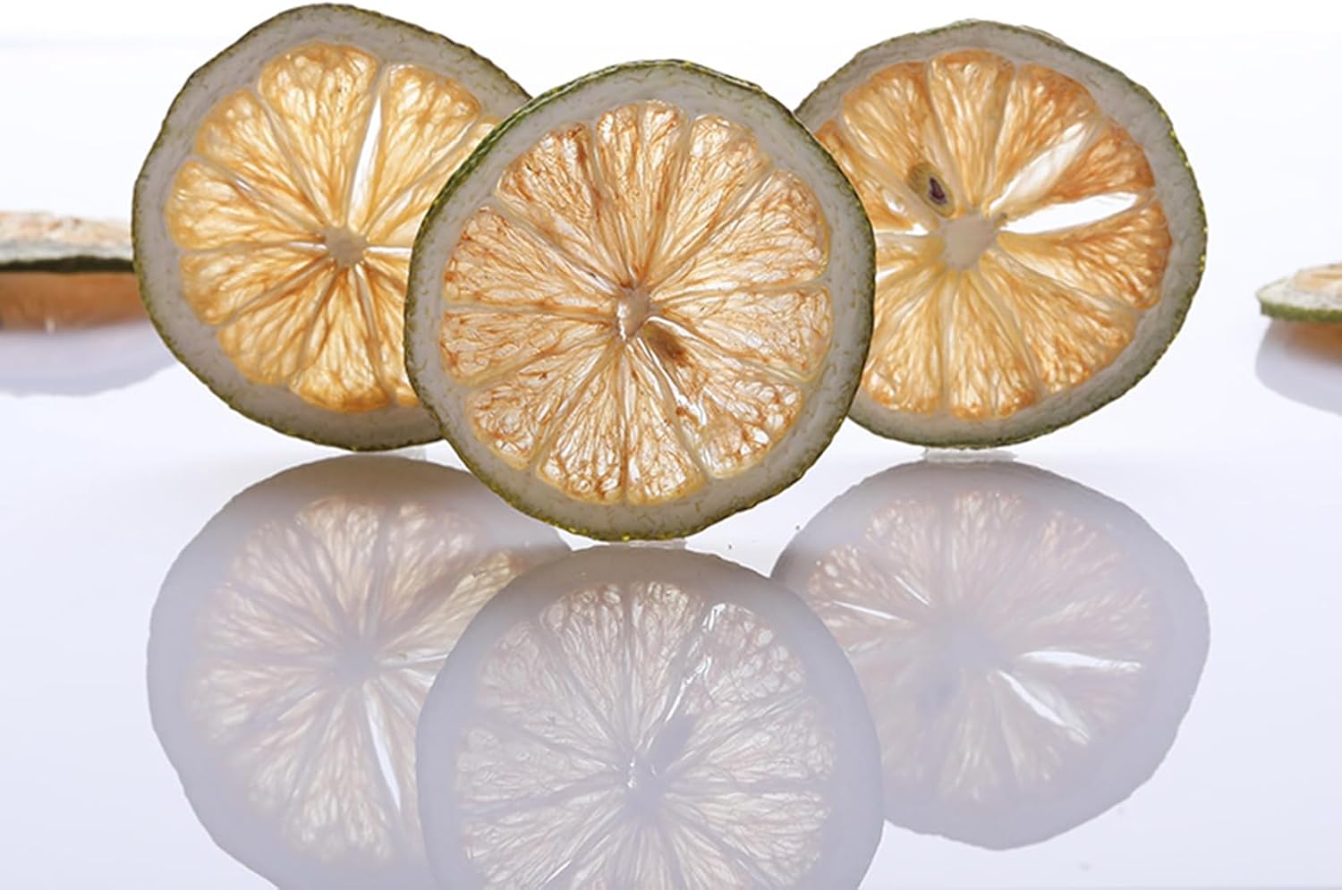 Detalle 2 de Torkade limeskivor 80 g utan tillsatt socker för drinkar och bakverk