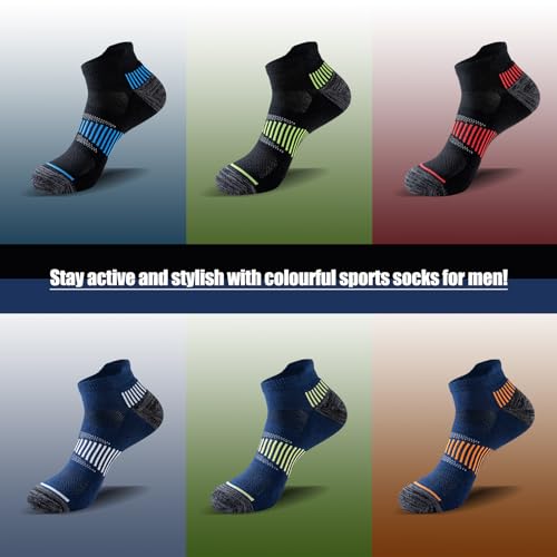 Thumbnail 6 de Niorasen Chaussettes de sport Homme – 6 paires, courtes et rembourrées