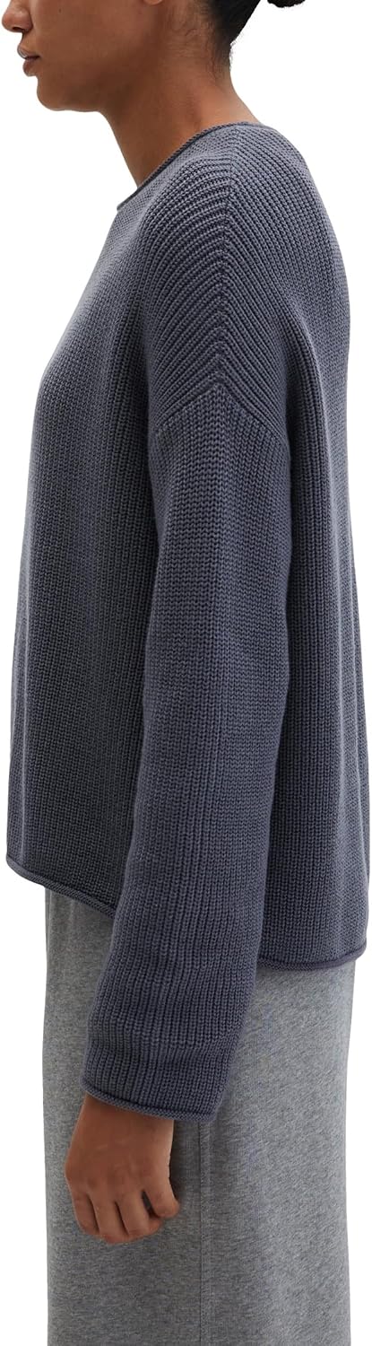 Detalle de Marc O'Polo Damen Pullover 602605960171 – klassischer Alltagspulli