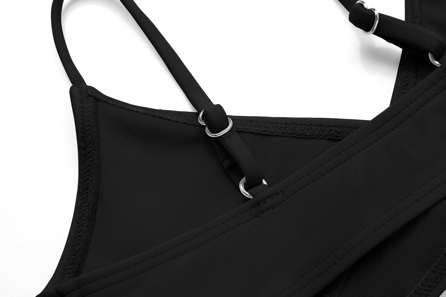 Detalle de Maillot de bain fille Arshiner 2 pièces (bustier croisé + slip) 6 à 14 ans
