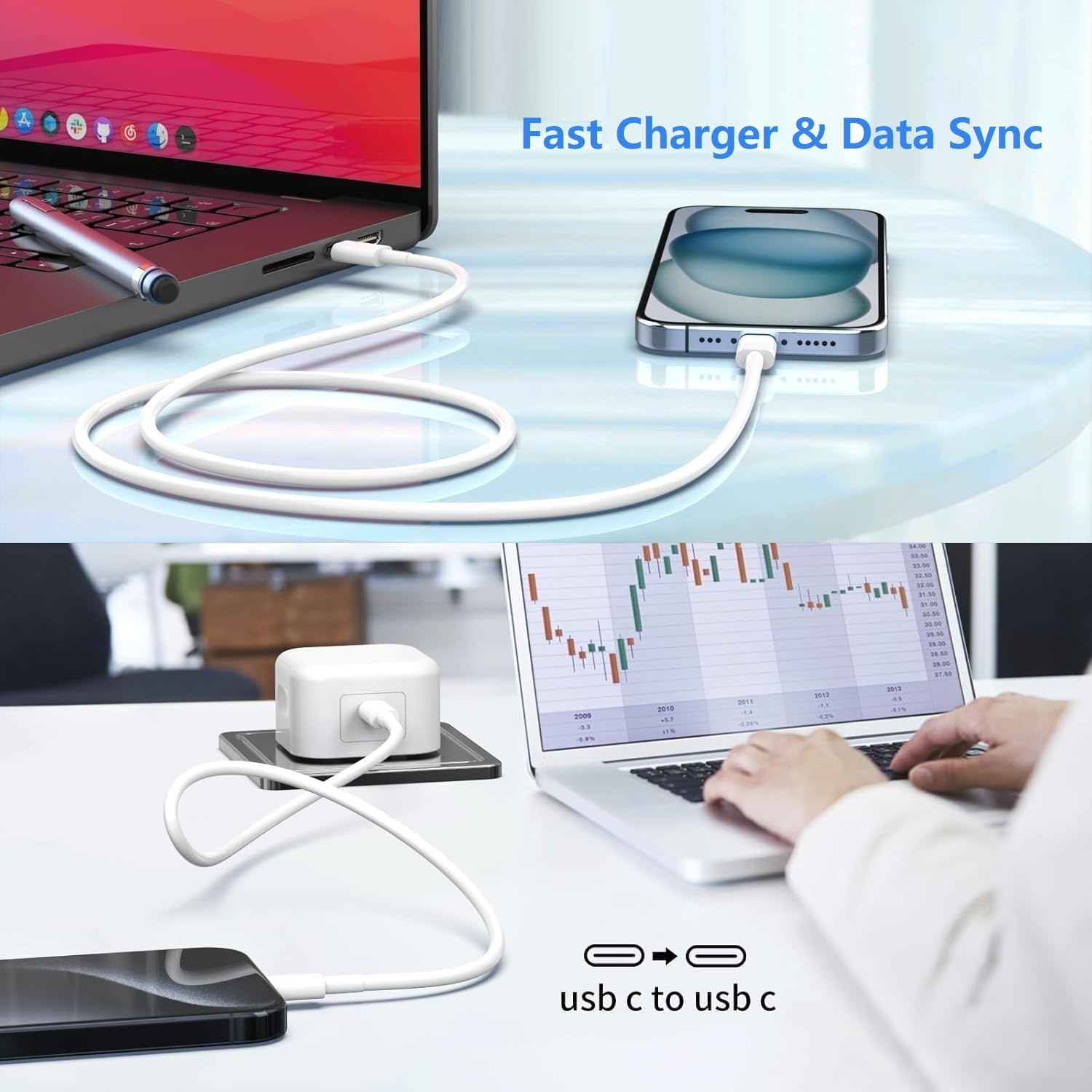 Thumbnail 2 de iPhone 17 20W Fast Charger with 2m USB‑C cable