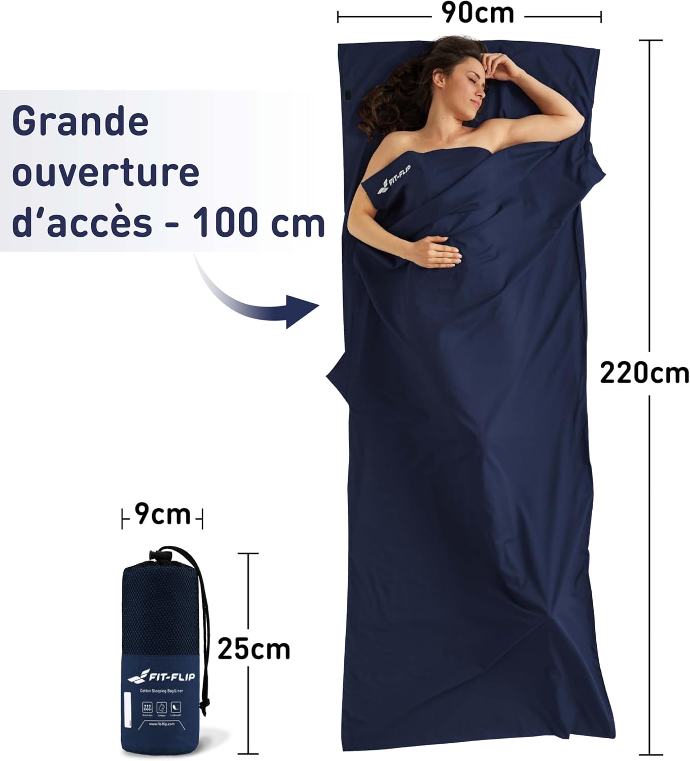 Thumbnail 1 de Fit-Flip Drap de Couchage Ultra Léger 1 Personne