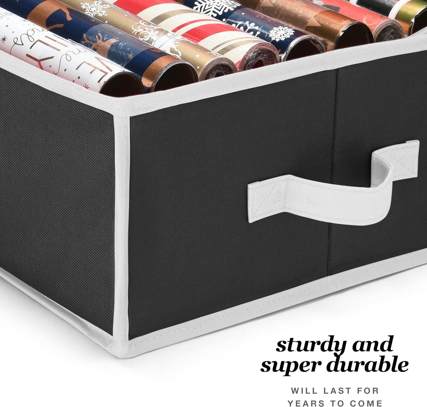 Thumbnail 5 de Premium Wrapping Paper Organizer Fits Up to 27 Rolls