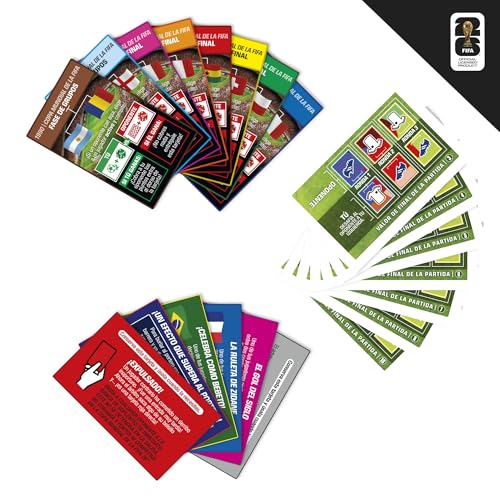 Detalle de Monopoly Panini Prizm Copa Mundial de la FIFA 2026 - Juego de Mesa con Cartas Coleccionables