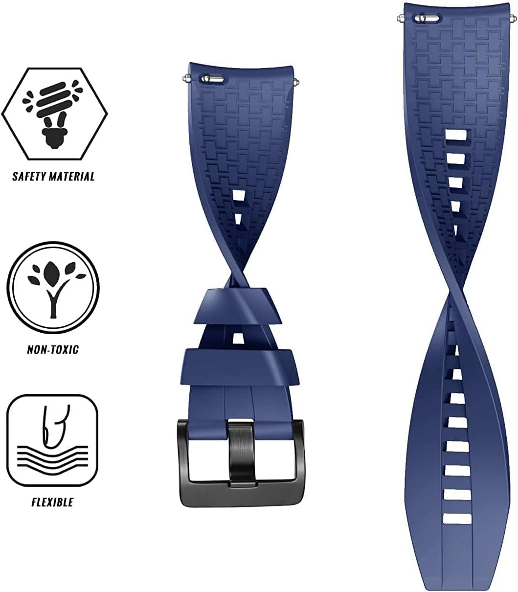 Thumbnail 2 de Fleshy Leaf Leaf Watch Band (22mm) for Honor Magic Watch 2 46mm & Huawei GT series – Quick Release Silicone Strap