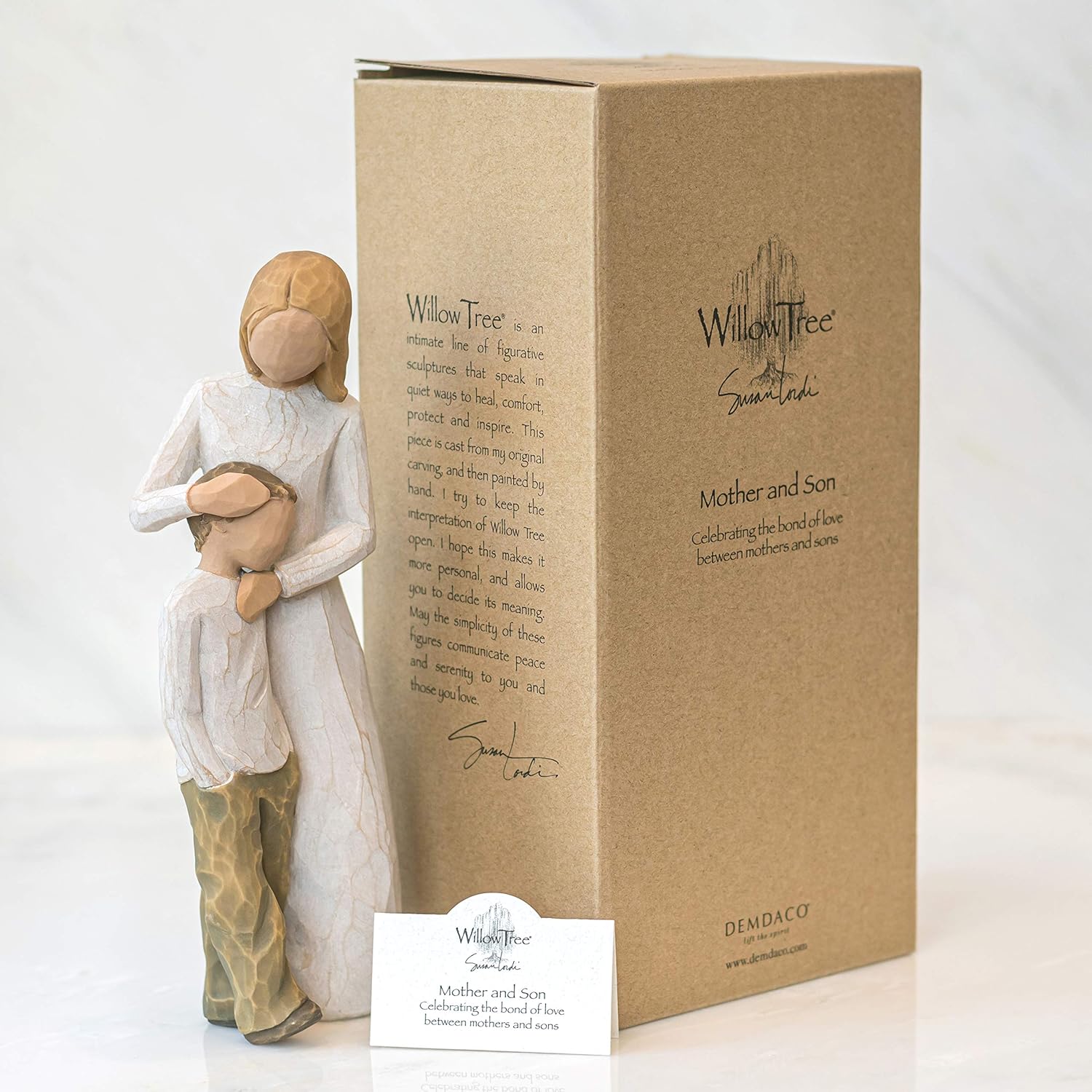 Thumbnail 5 de Enesco 26102 Mère et Fils – Willow Tree, sujet en résine peint à la main
