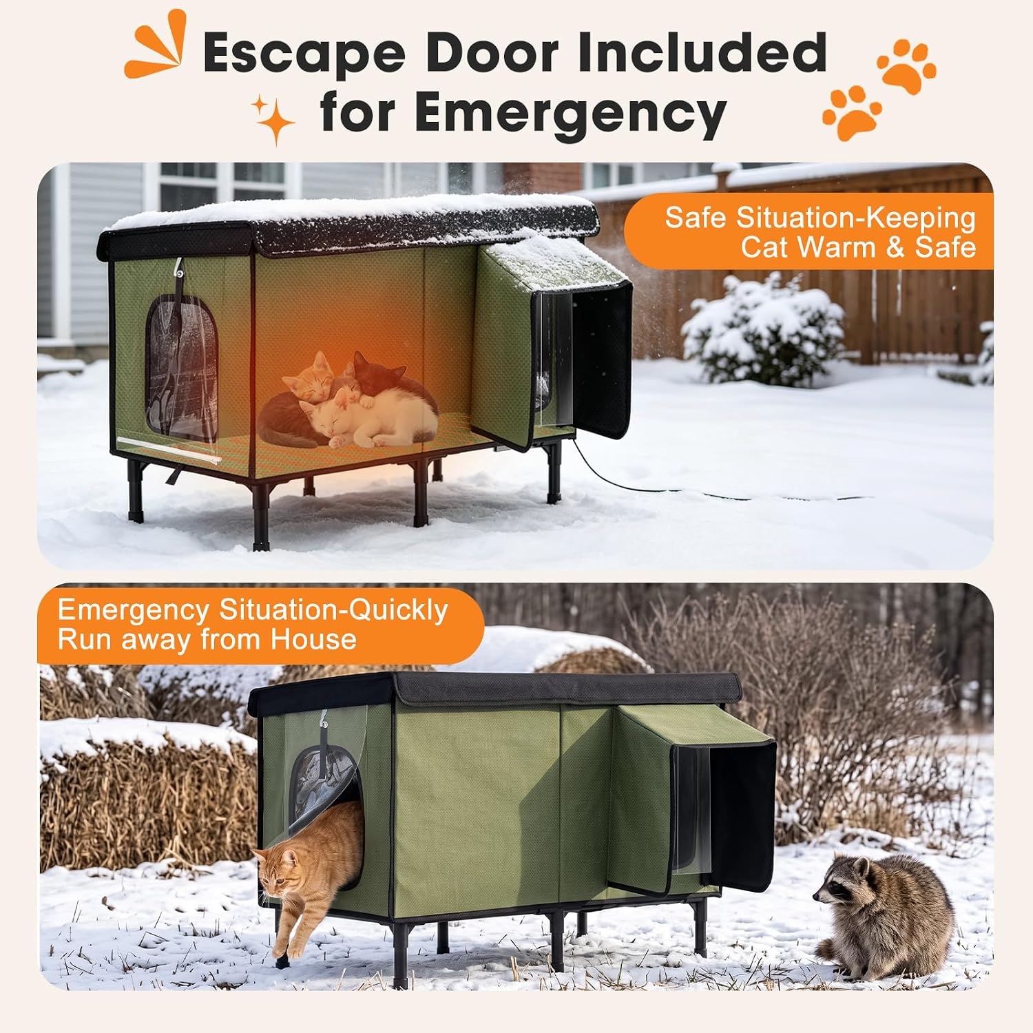 Thumbnail 6 de SHU UFANRO TK-HPP6030T Heated Outdoor Cat House, Insulated and Waterproof