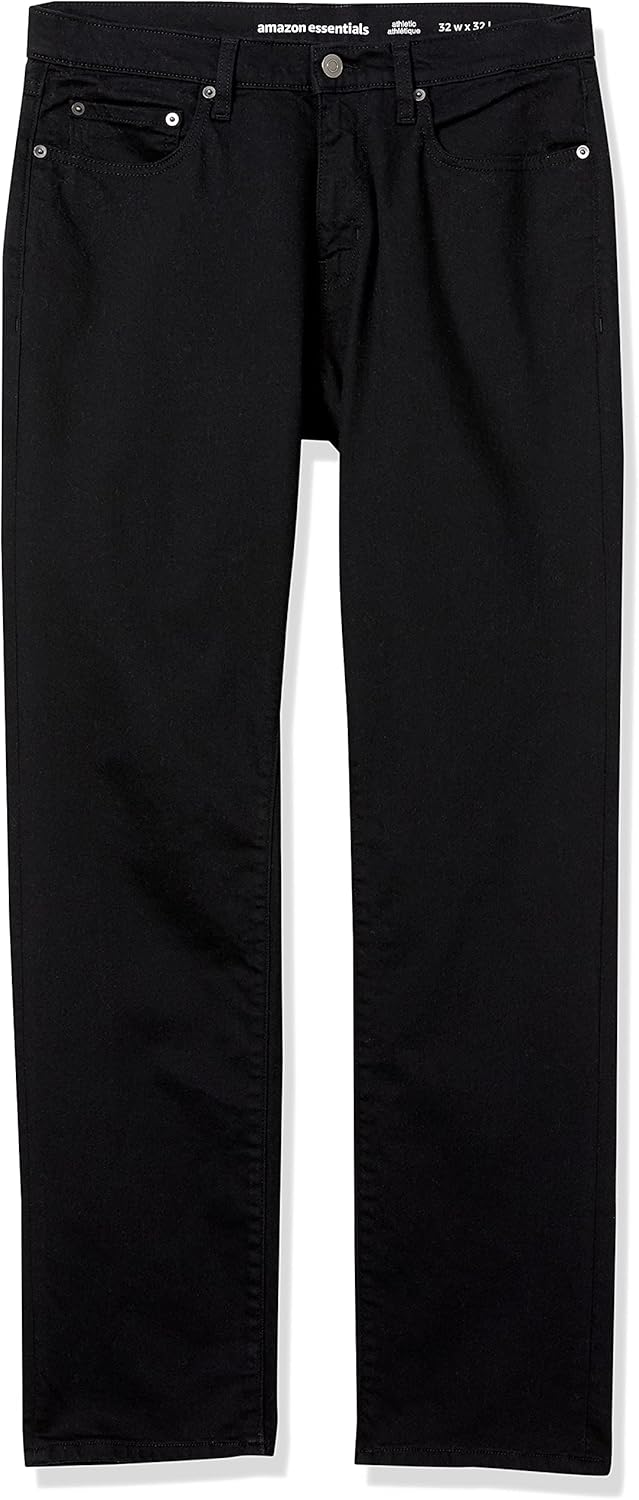 Thumbnail 6 de Amazon Essentials Homme Jean Extensible à Coupe Athlétique – Couleurs indigo et unies