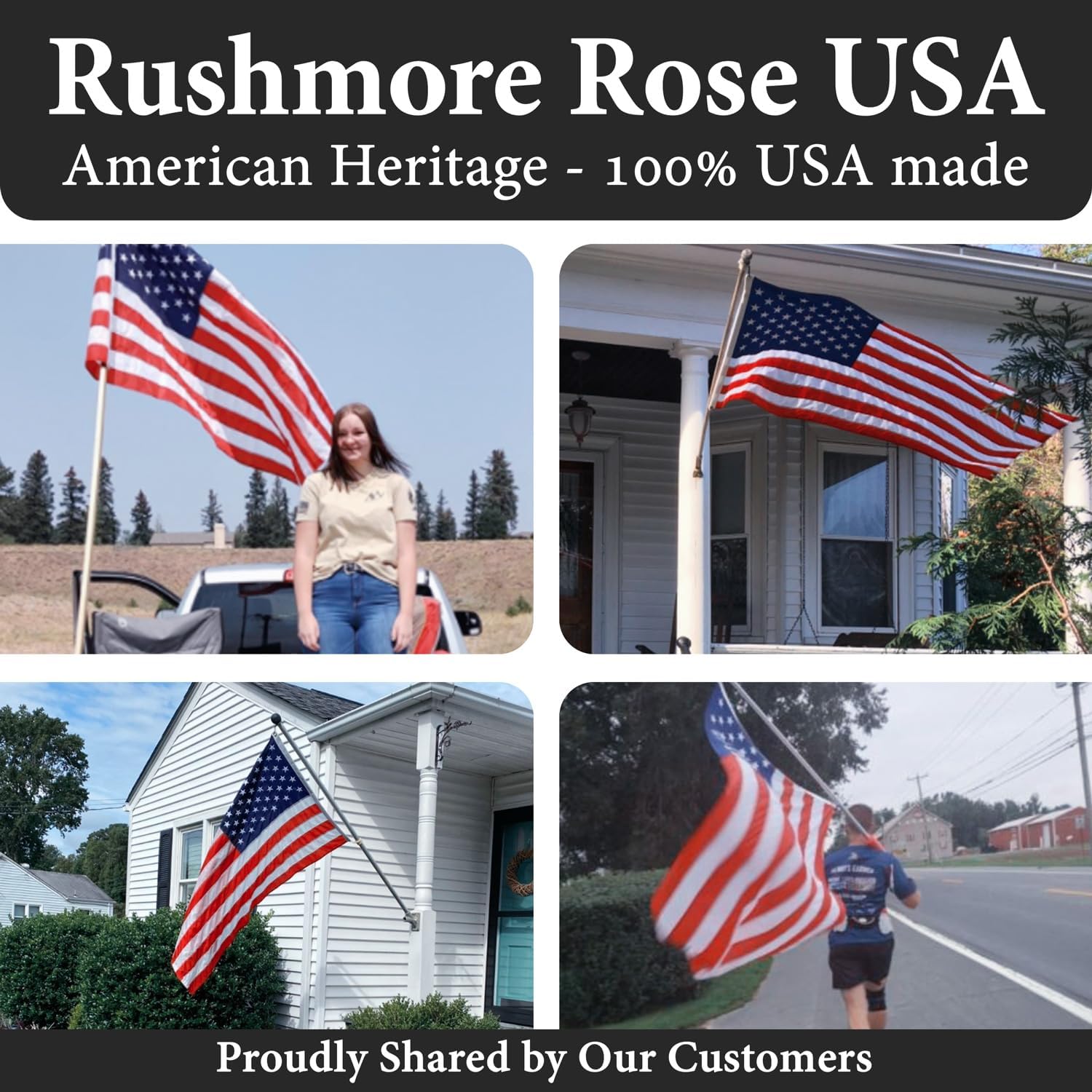 Thumbnail 6 de American Flags Outdoor Flag 5x8