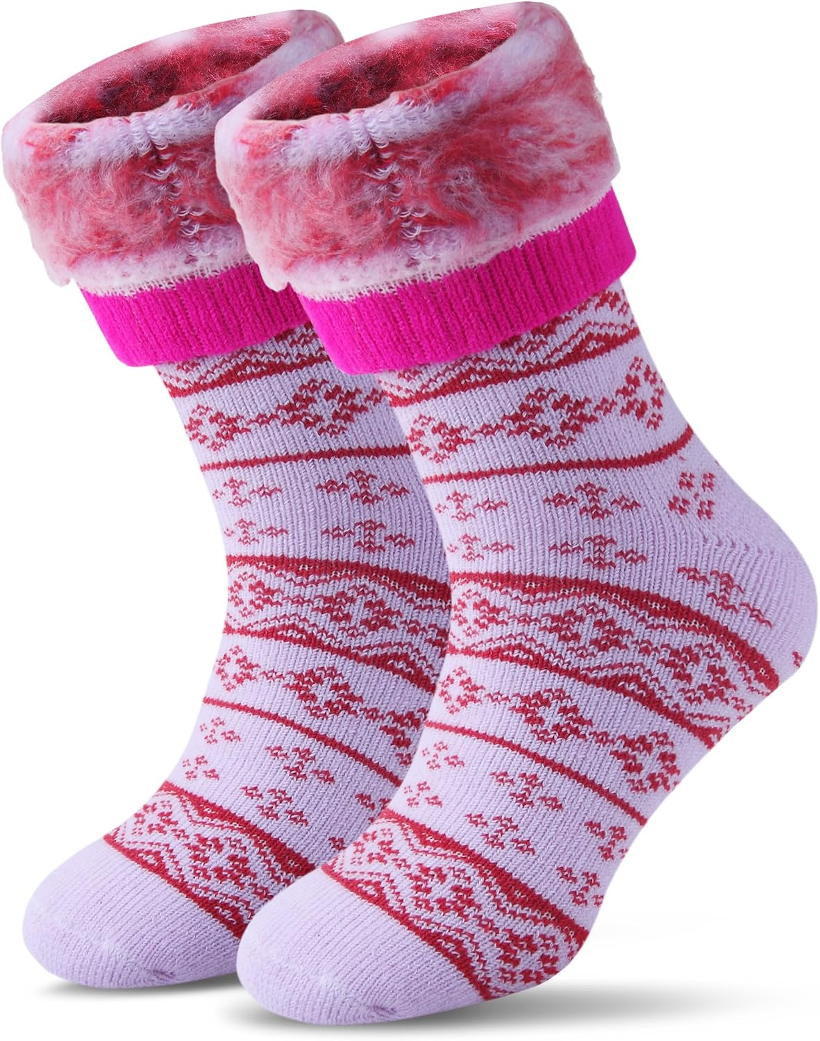 Detalle 2 de JARSEEN Hiver chaussettes thermiques en laine doublée