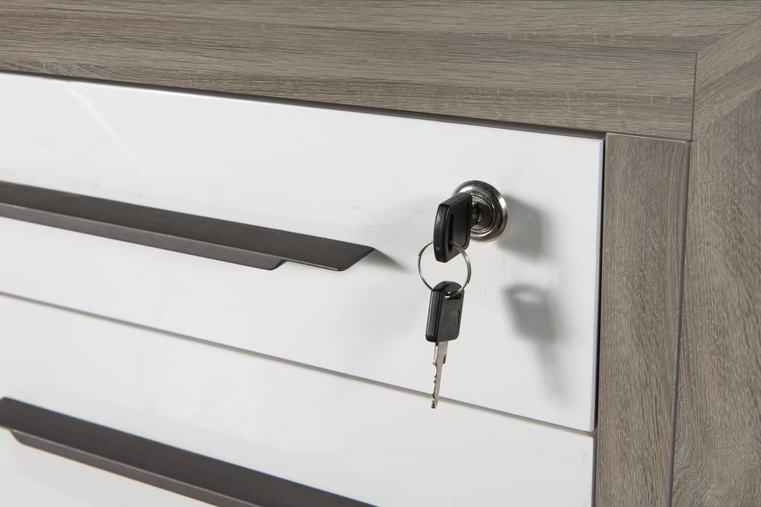 Detalle de Set scrivania e libreria 170x80 Composad