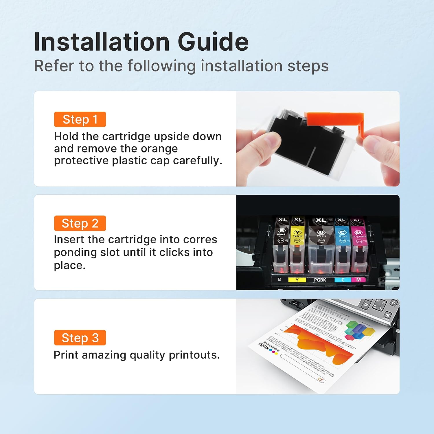 Detalle 2 de E-Z Ink Replacement Ink Cartridges 12-Pack