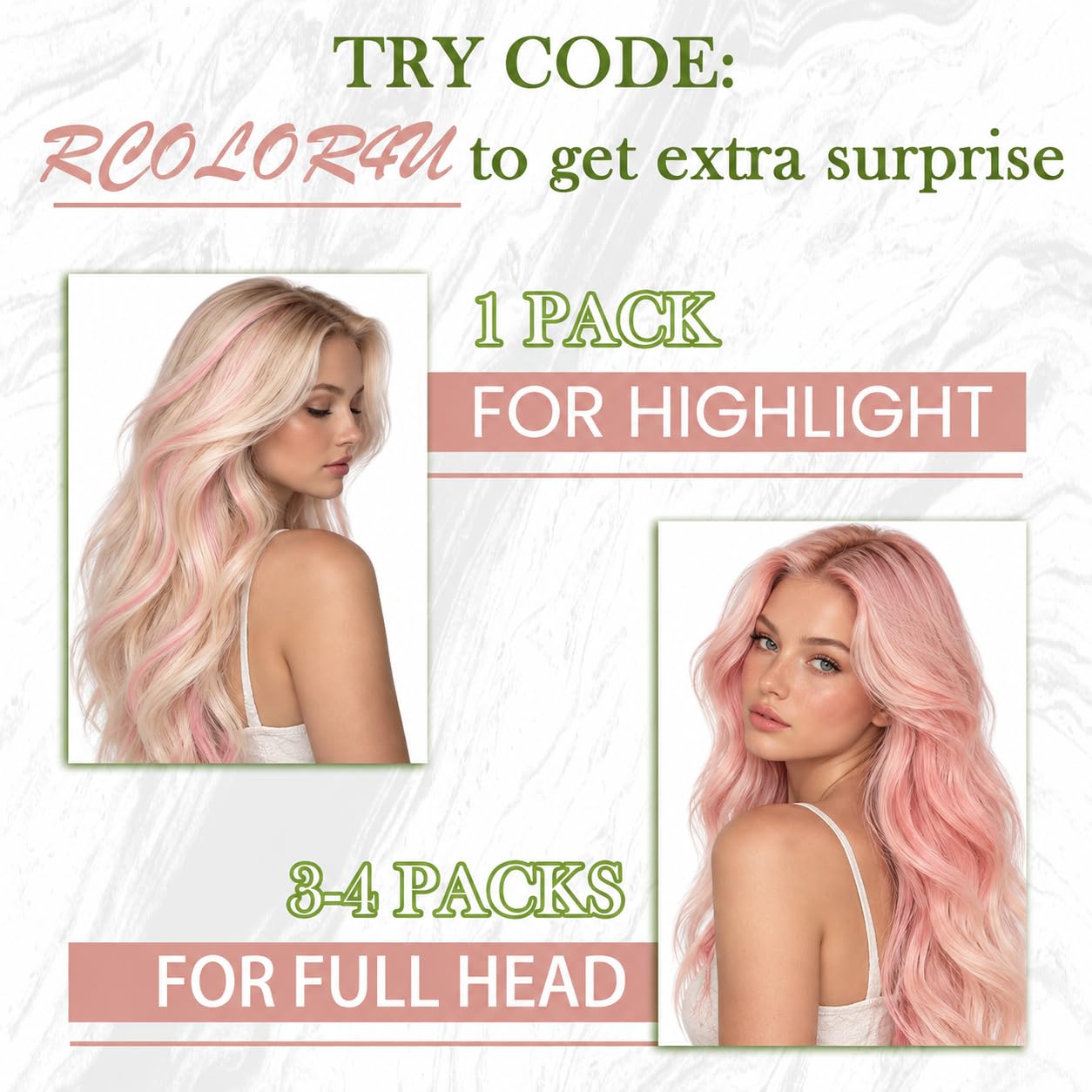 Detalle de RUNATURE Tape-In Hair Extensions, 14-Inch
