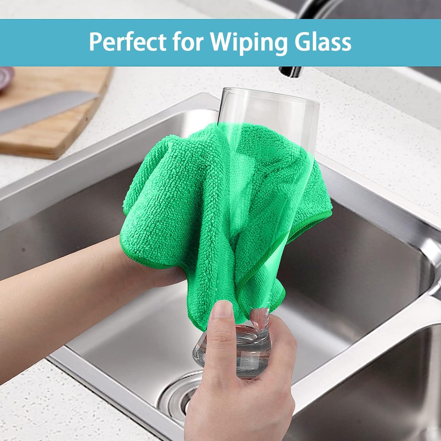 Thumbnail 4 de HOMEXCEL Microfiber Cleaning Cloths 11.5 x 11.5 in