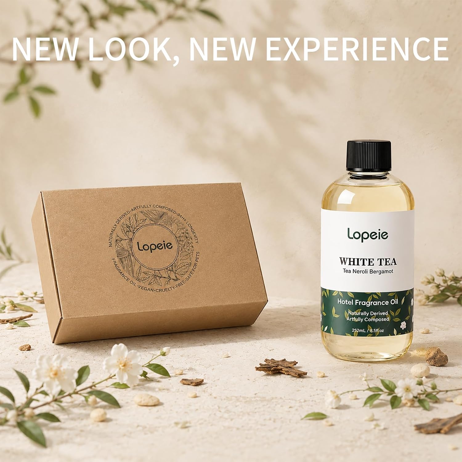 Thumbnail 5 de Lopeie White Tea Diffuser Oil, 8.5 fl oz, with Neroli & Bergamot