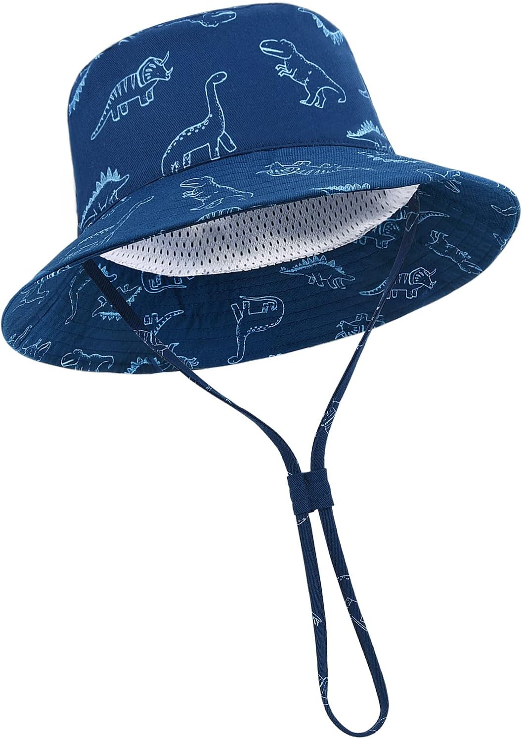 Detalle de TOMEEK Baby Sonnenhut Unisex Kinder Sommerhut UV-Schutz Fischerhut mit verstellbarem Kordelzug