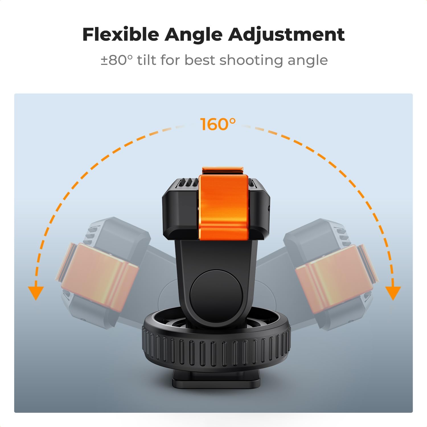 Thumbnail 4 de K&F Concept Supporto Magnetico Rapido per Telecamera d'Azione con Slitta Fredda e Foro 1/4" — DJI Osmo Action 5 Pro/360