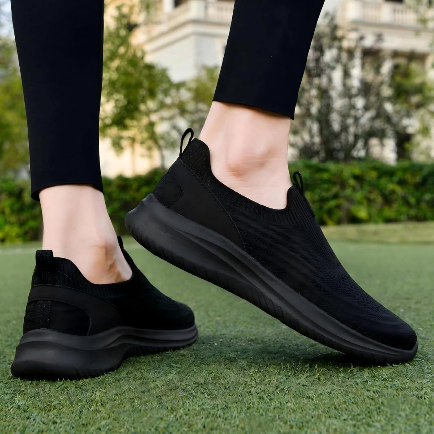 Thumbnail 5 de TIOSEBON Slip On Shoes Women: Lightweight Breathable Mesh Trainer with Memory Foam