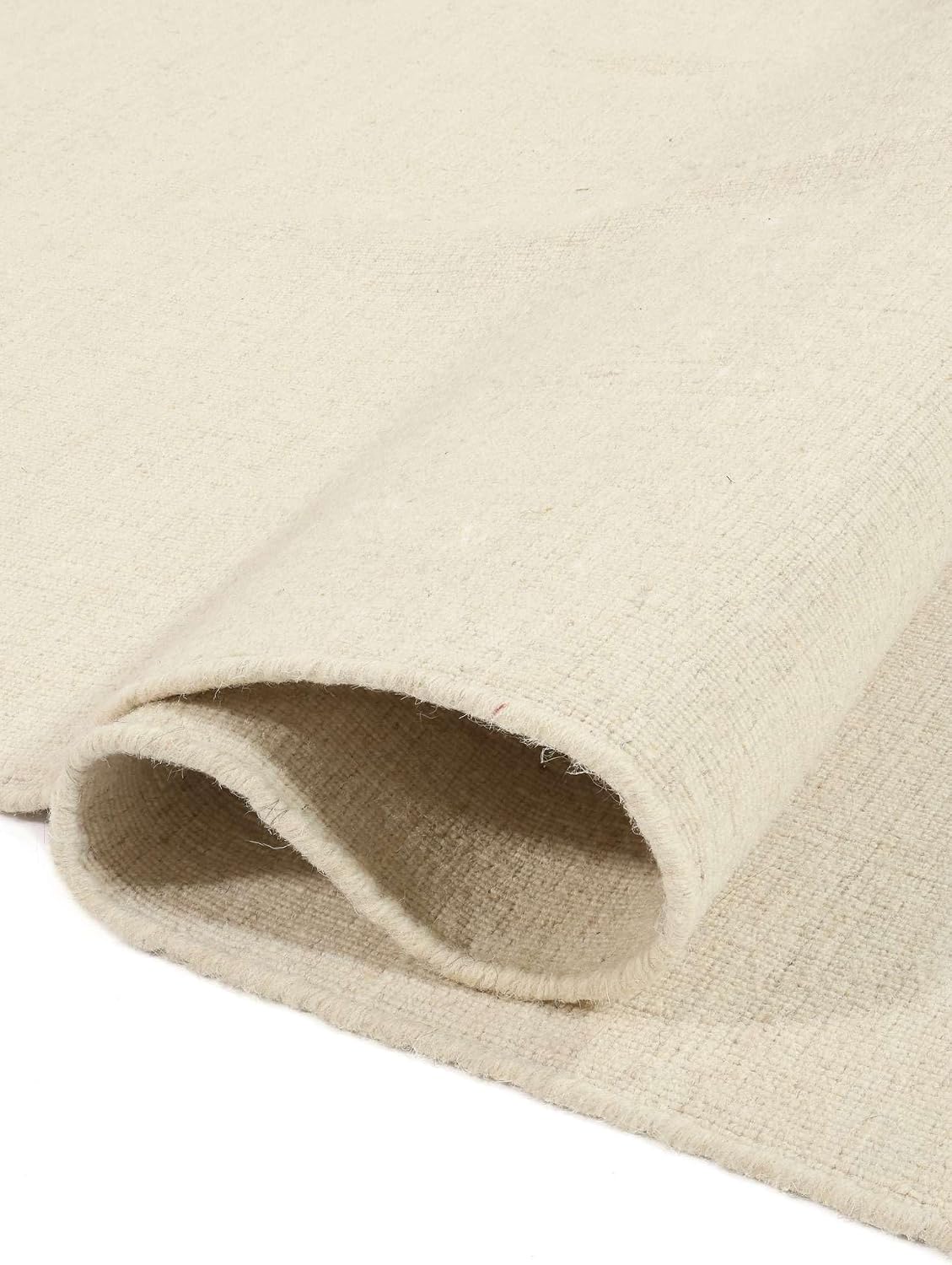 Detalle 2 de RugVista Handloom flat – ręcznie tkany dywan kilim 300 × 400 cm, naturalny