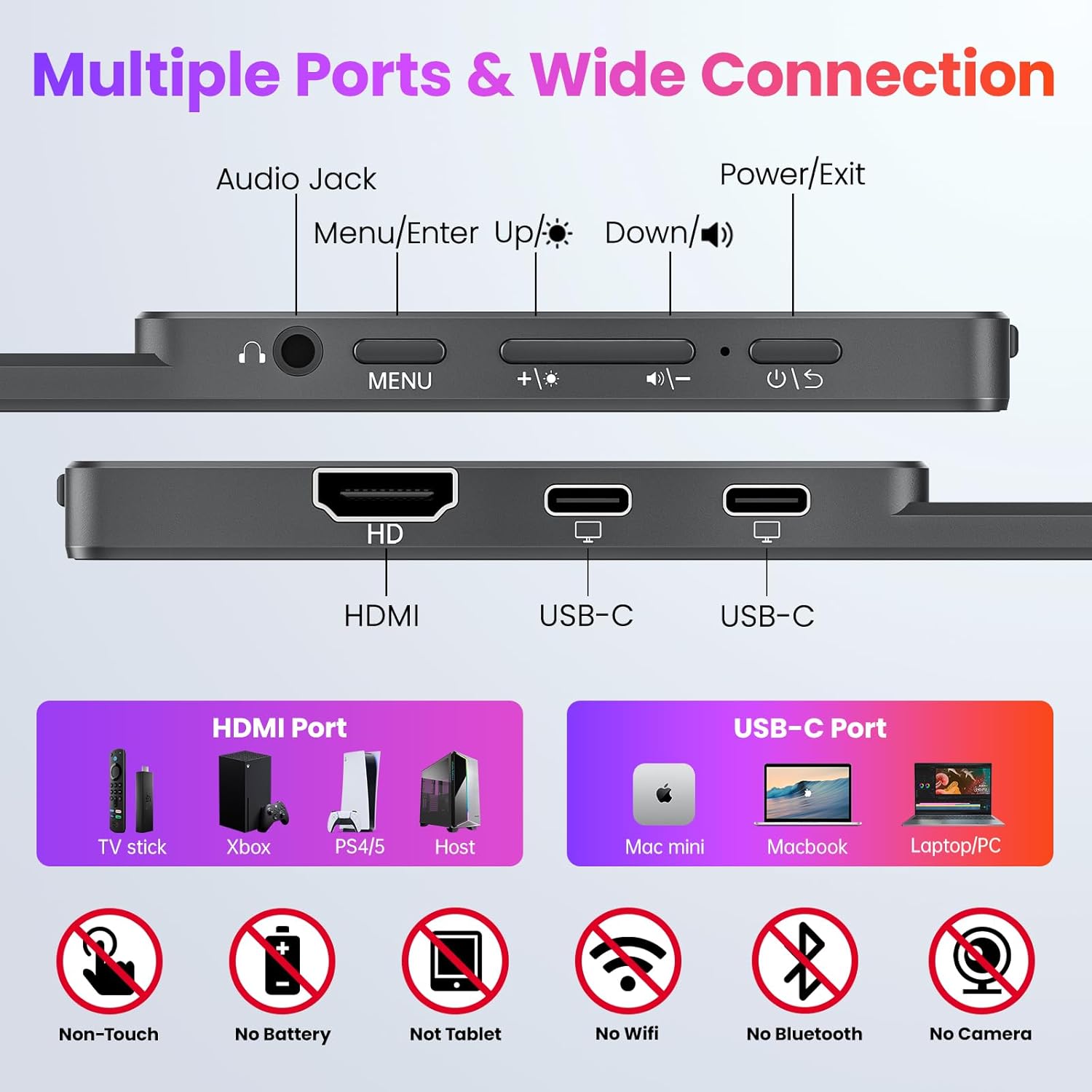 Thumbnail 4 de Upperizon Portable Monitor 15.6-inch FHD