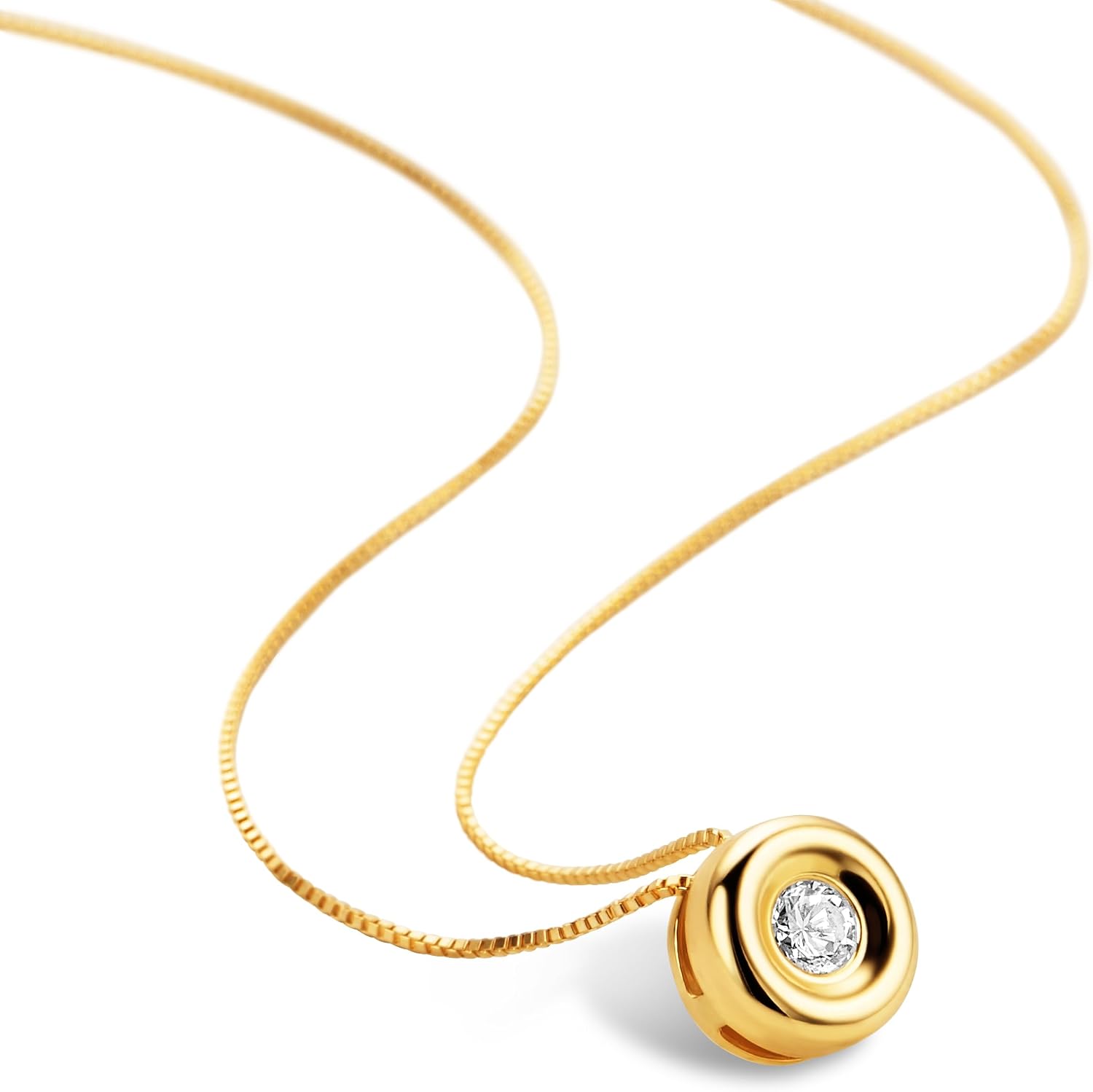 Thumbnail 2 de Orovi Collier Femme Or 18K 0,05 ct 💎