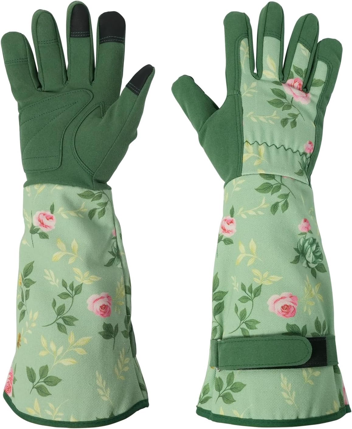 Detalle de Bamworld CAYJ-GLOVES-GR-L Gardening Gloves for Women, Long, Thorn-Proof