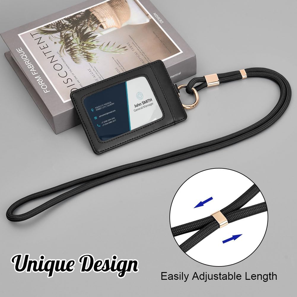 Detalle de flintronic Cordon tour Cou pour Clés, Lanière Nylon et Porte-Badge Réglable