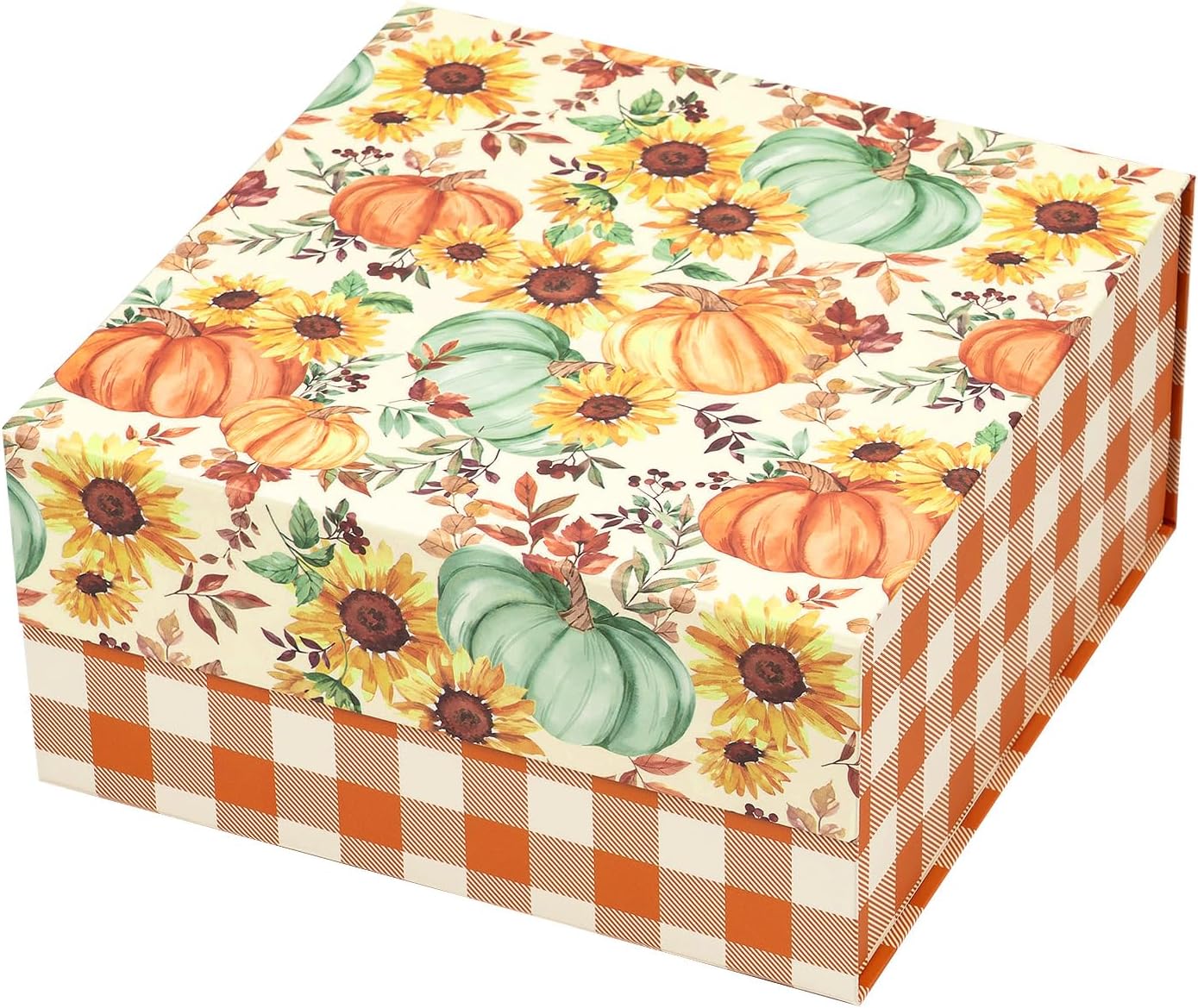 Detalle de RUSPEPA Fall Gift Box, 8 x 8 x 4 Inches